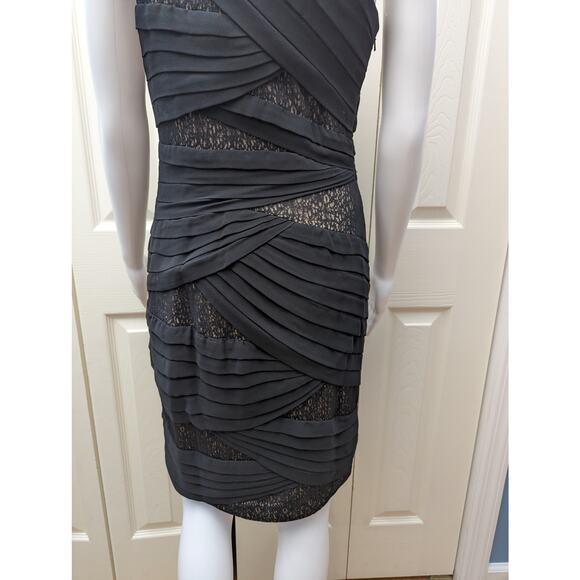 Tadashi Shoji Dress Size 4 Sheath Lace Wedding Guest Cocktail Party Formal Date - Picture 13 of 16